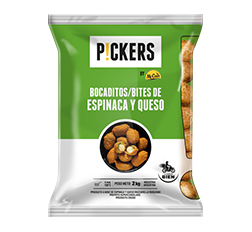 Pickers bite espinaca y queso 2kg 